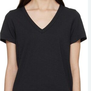Rag and Bone Classic Black V-Neck Women's Top